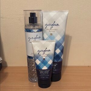Bath & Body Works Gingham Set